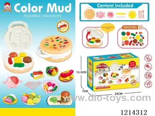 colored clay machine set