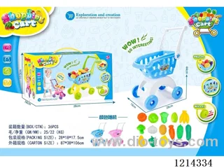 shopping cart set -random color