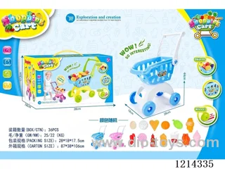 shopping cart set -random color