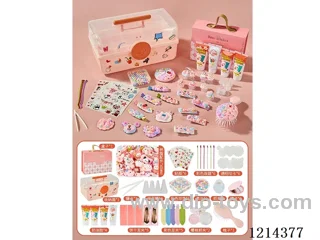 DIY Jewelry Set (Pink) 89PCS(Includes Organizer)