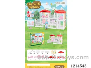 DIY villa set67PCS