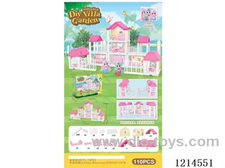 DIY villa set110PCS