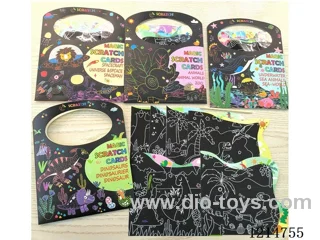 Scratch Painting(6PCS+1 bamboo stick)