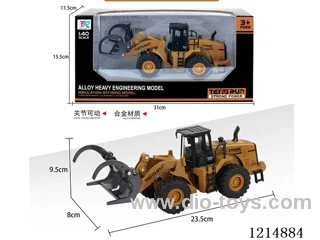 1:40 alloy wood grabber static model