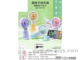 Resin cartoon doll electric fan
