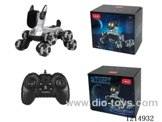 RC stunt 8-wheeled robot dog W L/M