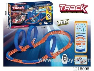 RC high speed track with light included battery