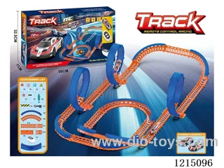 RC high speed track with light included battery