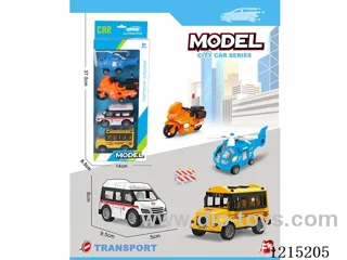 4PCS pull back car set