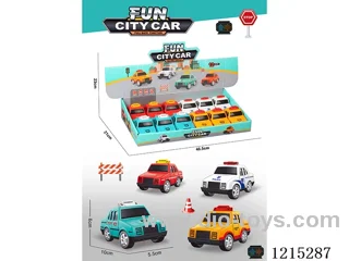 Pull Back City Car 12PCS