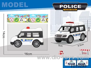 Pull back police van