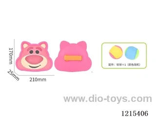 Strawberry Bear sticky target ball