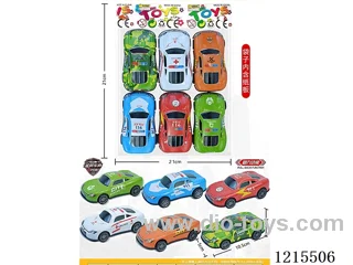 Metal Pull Back Car 6PCS