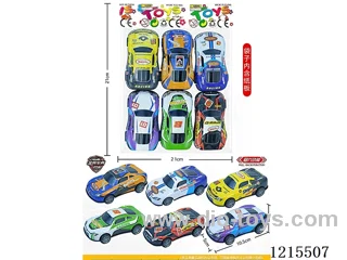Metal Pull Back Racing Car 6PCS