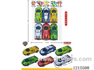 Metal Pull Back Racing Car 6PCS