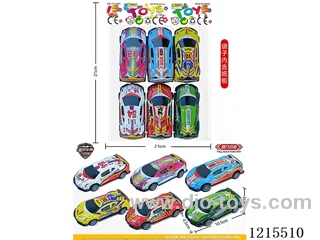 Metal Pull Back Racing Car 6PCS