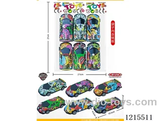 Metal Pull Back Racing Car 6PCS
