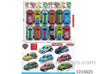 Metal Pull Back SUV Car 12PCS