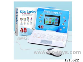 English 4.3-inch color screen learning machine 48 functions (blue) with lithium battery/USB cable