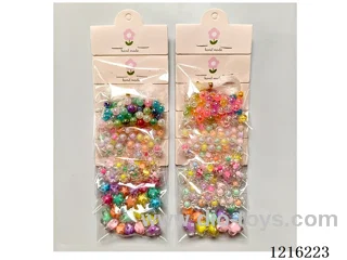 DIY Jewelry Set (8mm beads in beads + 8mm AB color beads + color beads in beads + wire)