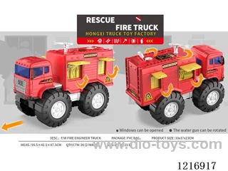 Free wheel fire trucks