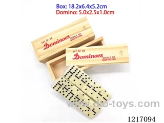 28PCS Domino 5.0x2.5x1.0cm