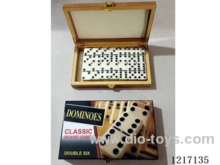 Wooden Box Dominoes