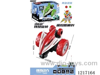 360 rotation RC stunt car W L/M 2 colors mixed included battery