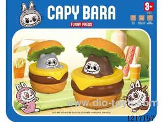 Labubu hamburger press car