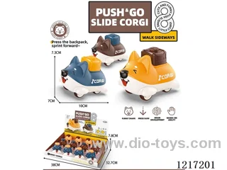 Press dog 12PCS (three colors: yellow, blue and gray)