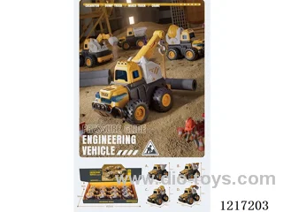 Press engineering vehicles 12PCS（4 mixed ）