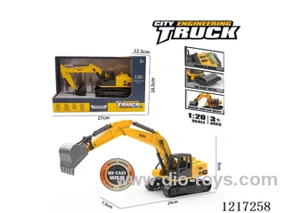 Free Wheel-Alloy Crawler Excavator (included battery)