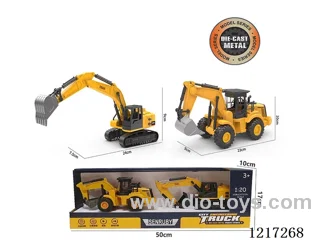 Free Wheel + Inertia-Alloy excavator + backhoe (included battery)