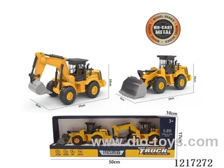 Inertia-Alloy bulldozer + excavator (included battery)