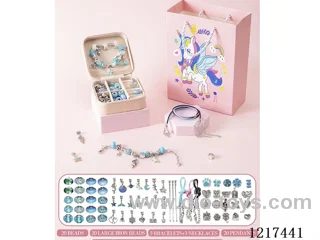 Pandora DIY Unicorn Blue Set (66PCS)
