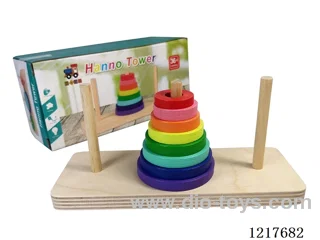 Wooden 8-story Hannukah Tower