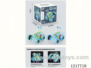 (GCC) Transparent Tooth & Wheel Dumper Car