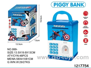 Fingerprint piggy bank