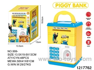 Fingerprint piggy bank
