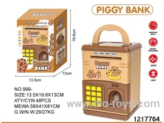 Fingerprint piggy bank