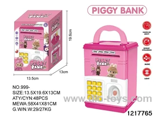 Fingerprint piggy bank