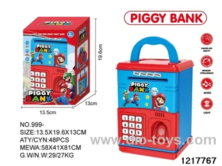 Fingerprint piggy bank