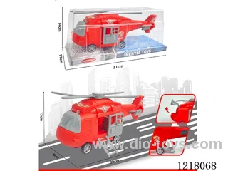 Organize firefighting Inertia helicopter
