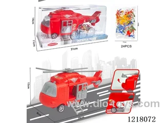 Stowage Fire Scene Inertia Transport Plane + 24 Soldiers