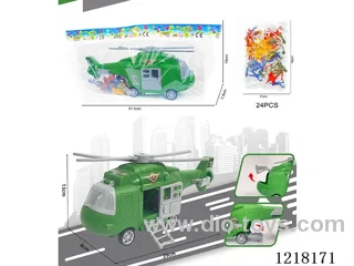 Stowage military Inertia transport aircraft + 24 soldiers