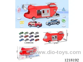 Stowage Fire Scene Inertia Transport Plane +3 Tin Car Road Signs