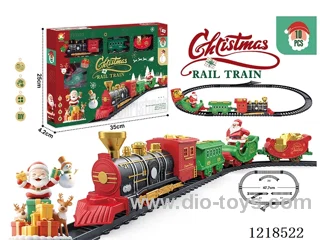 B/O track train not included 1*AA(Christmas model)