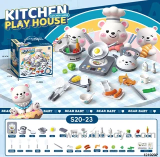 Little White Bear Kitchen Gift Set with Lights and Sounds
