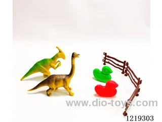 Dinosaur*2, Duck*2, Fence*3