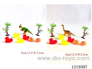 Dinosaur*1, Ducks 4, Eggs*2, Coconut Tree*2